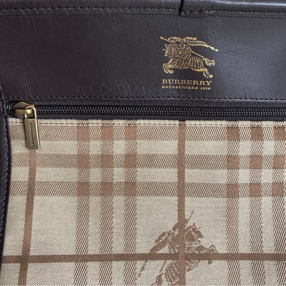 Burberry check large canvas tote - Picture 11 of 13